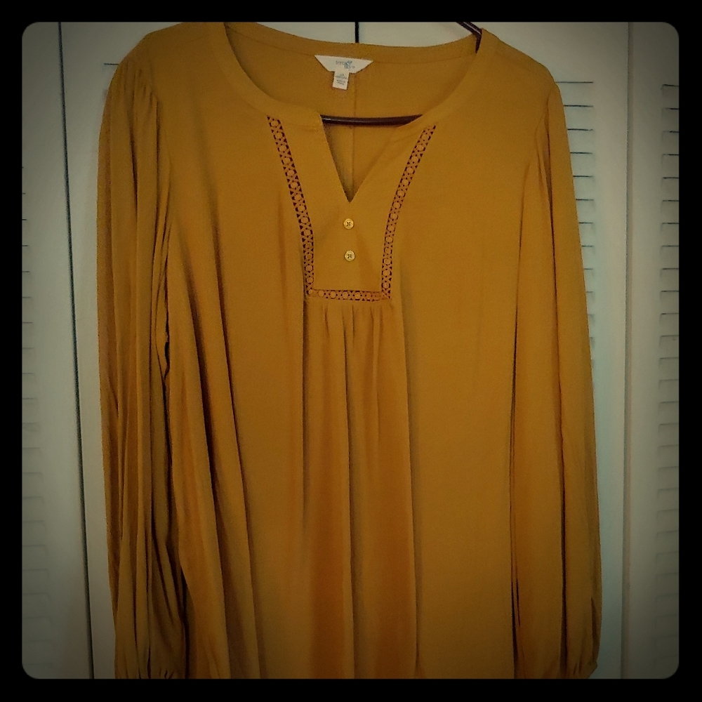 Gold blouse